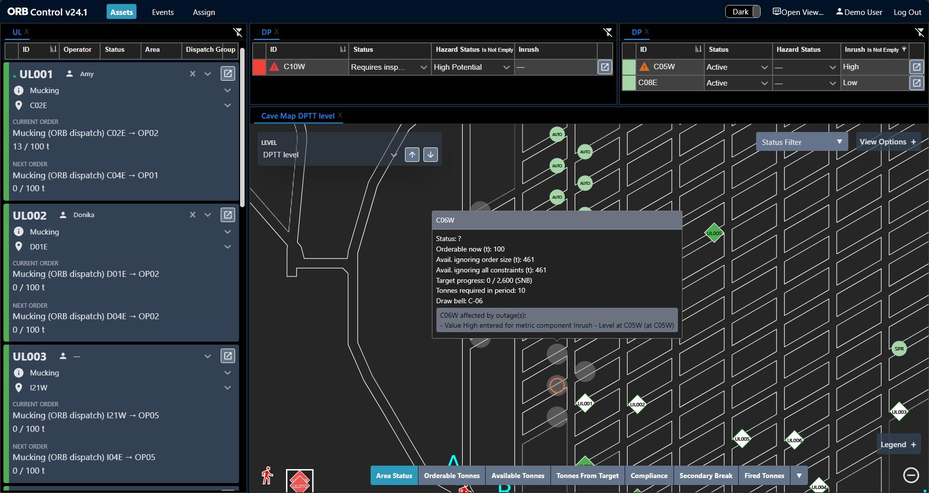 ORB event handling