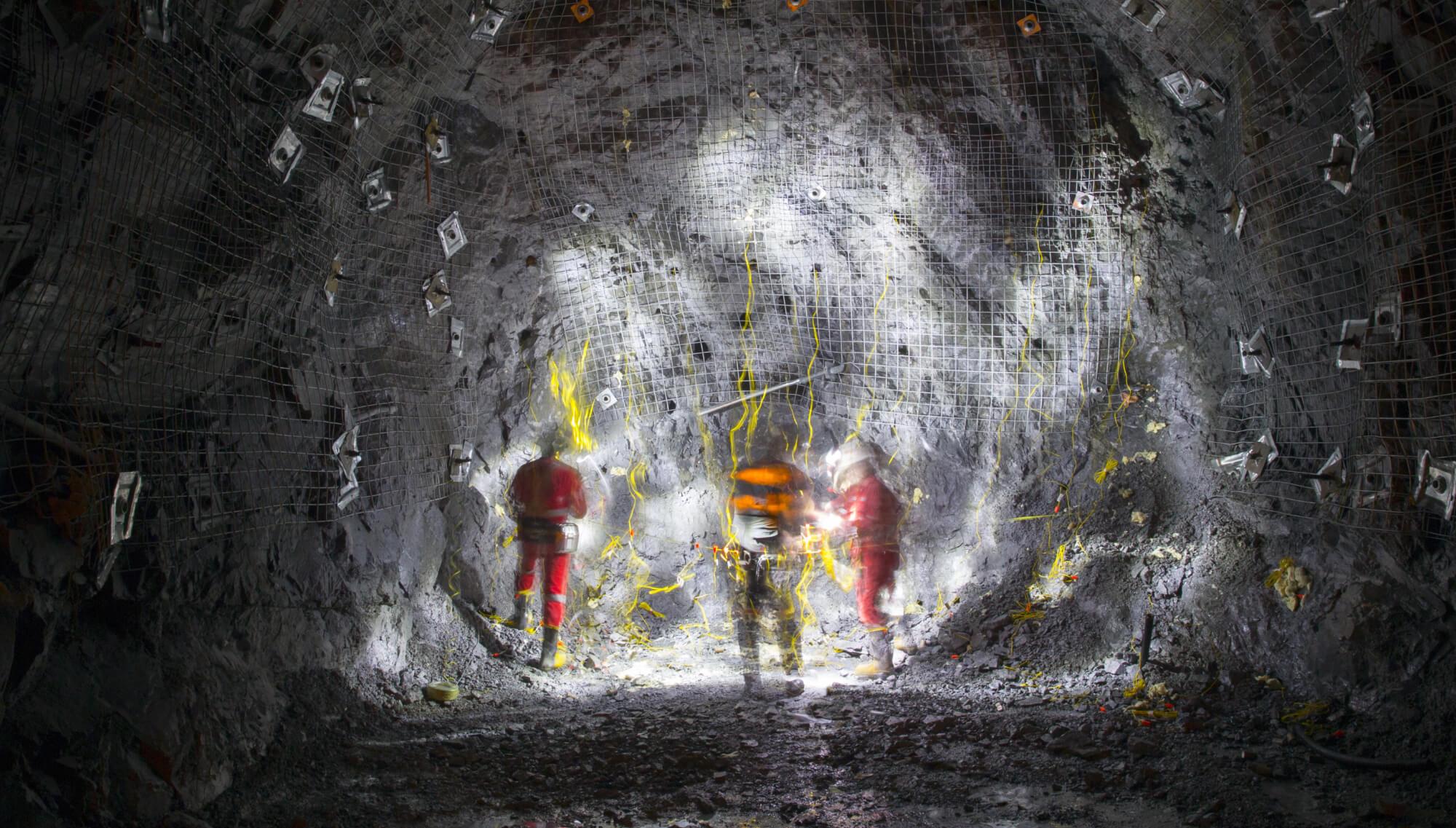 Underground mine surveyors